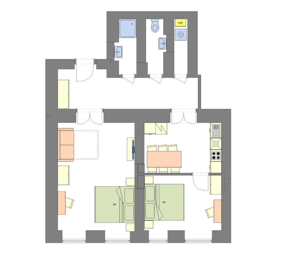 Modern And Spacious Apartments In City Center Praga Esterno foto
